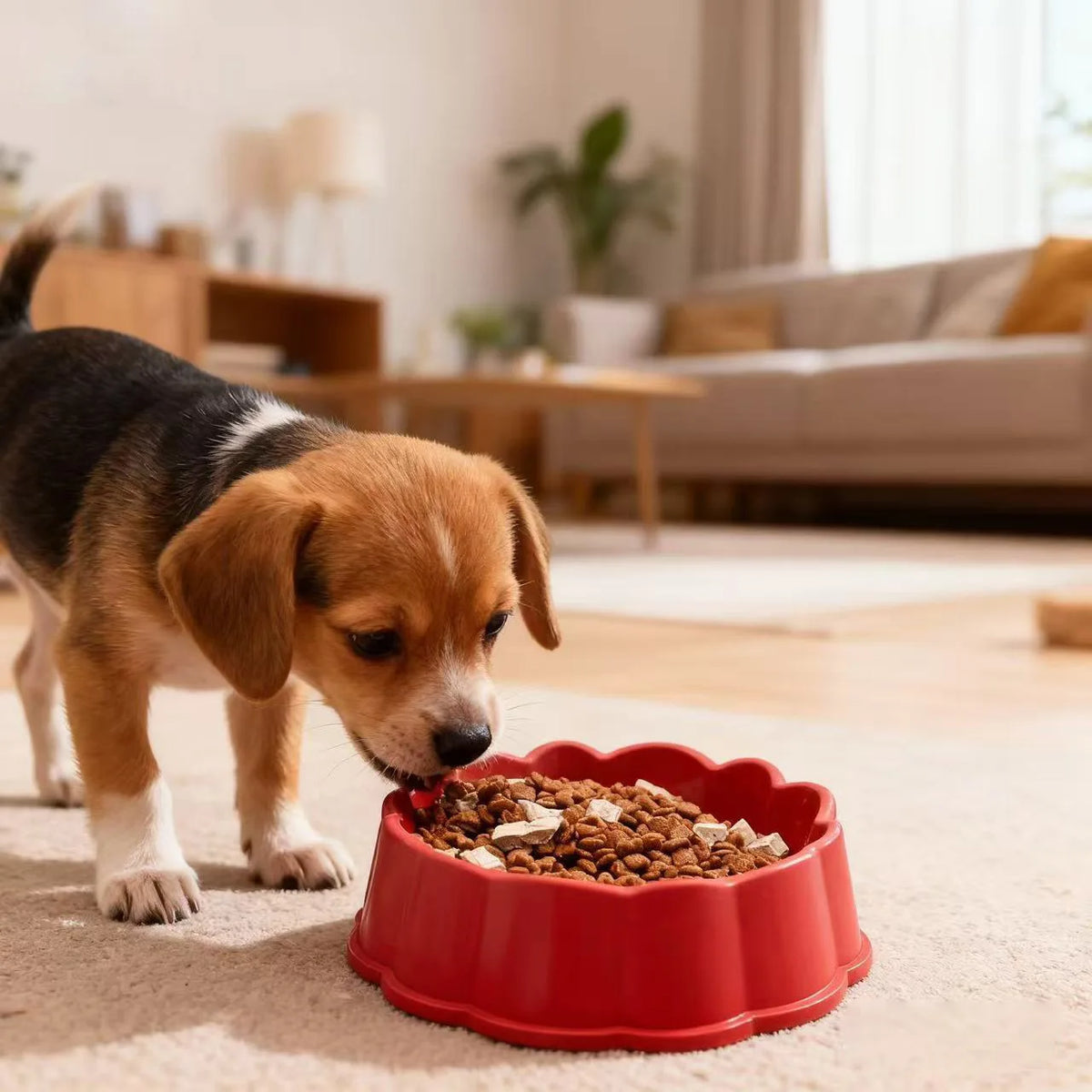 Dog Bowl Food Water Feeder Non-Slip Pet Feeding Dish Durable Puppy Cat Eating Drinking Bowl Pet Supplies for Small Medium Dogs