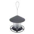 Automatic Hanging Bird Feeder Gazebo Shape Wild Bird Feeding Container with Hanging Rope Waterproof Outdoor Garden Bird House De