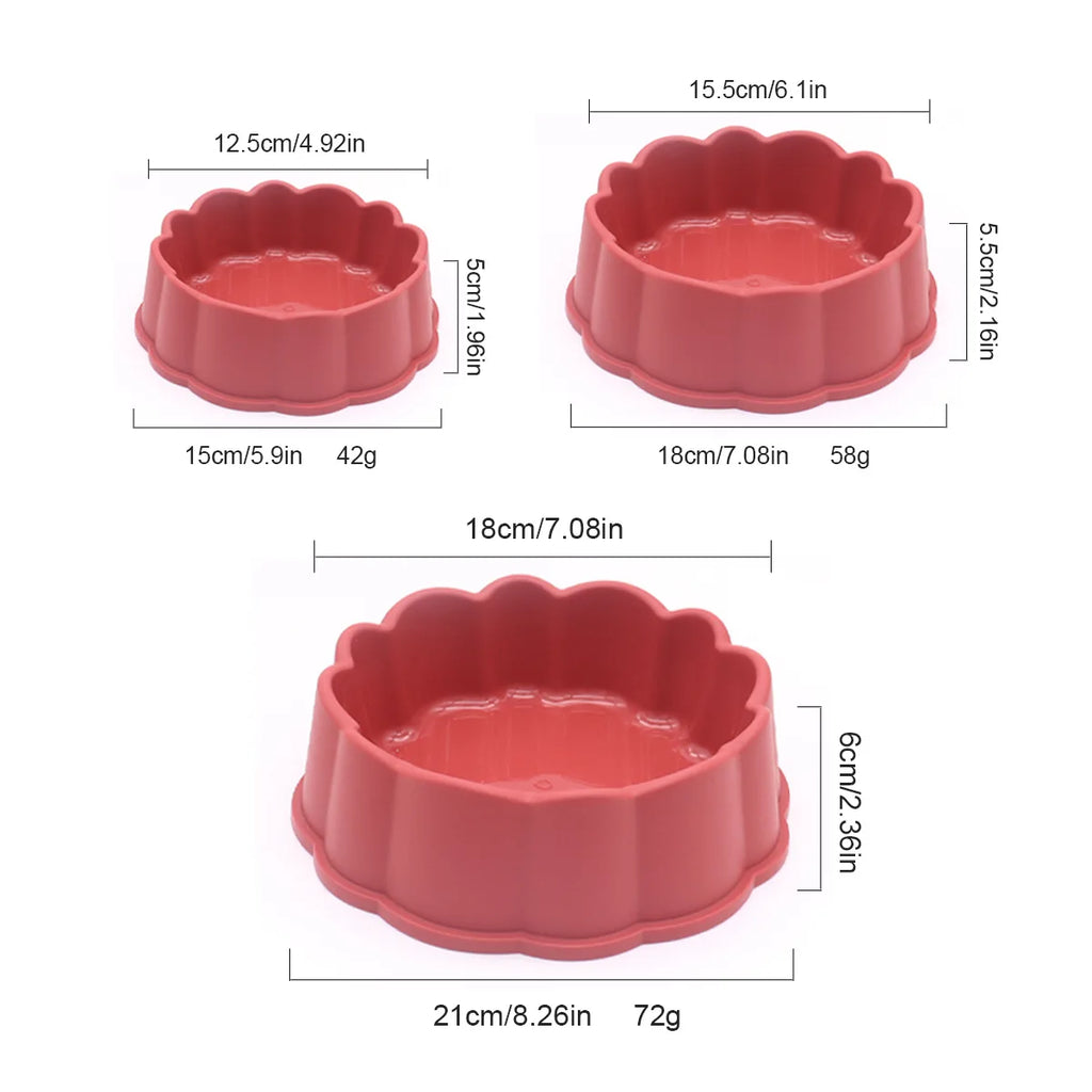 Dog Bowl Food Water Feeder Non-Slip Pet Feeding Dish Durable Puppy Cat Eating Drinking Bowl Pet Supplies for Small Medium Dogs