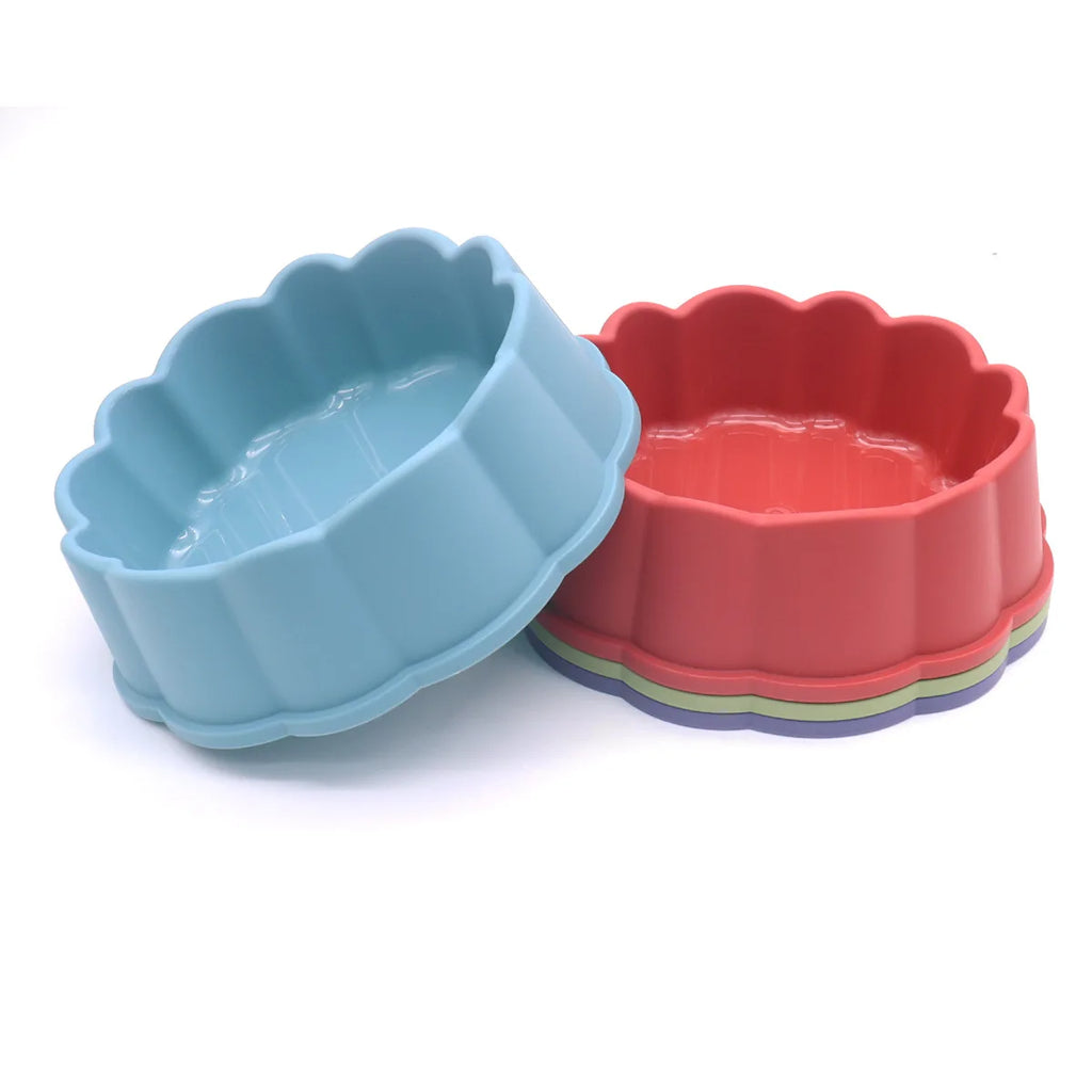 Dog Bowl Food Water Feeder Non-Slip Pet Feeding Dish Durable Puppy Cat Eating Drinking Bowl Pet Supplies for Small Medium Dogs