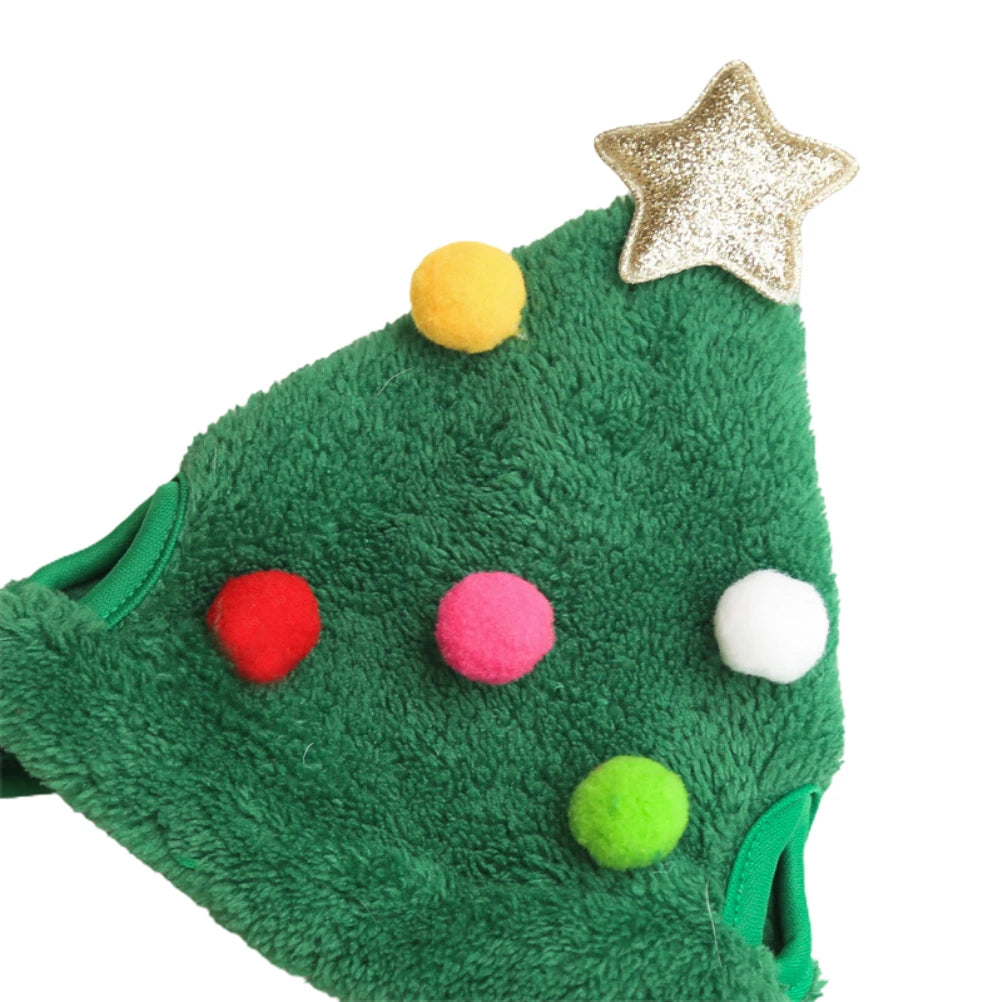 Dog and Cat Christmas Hat Scarf Bibs Christmas Costume Pet Supplies for Christmas and Birthday Party Wear