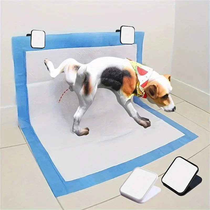 3-Piece Wall-Mounted Dog Pee Pad Clip Holders
